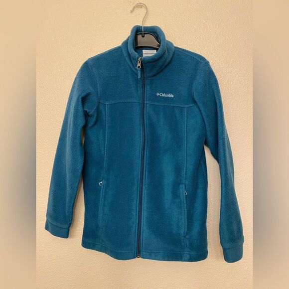 Columbia Other - Columbia Youth Benton Springs Sweater fleece zip up jacket teal unisex M 10/12